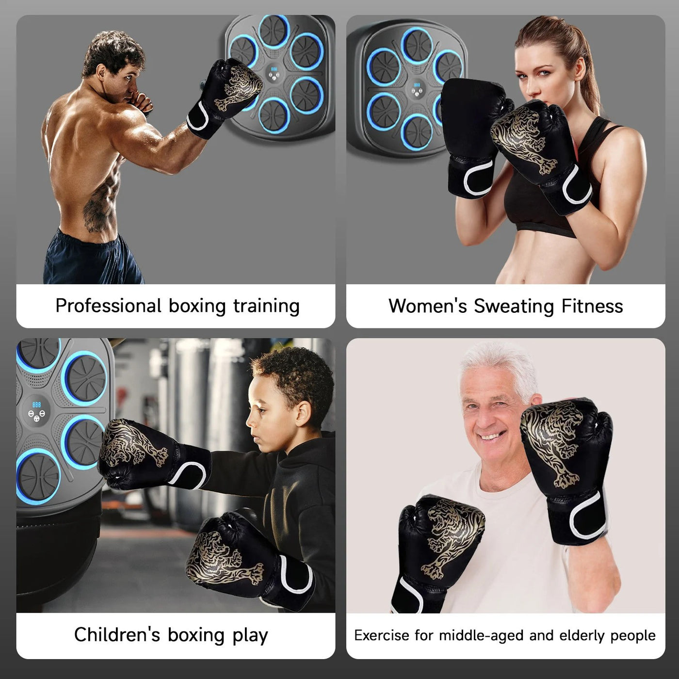 Breathe Music Boxing Machine + FREE Boxing Gloves